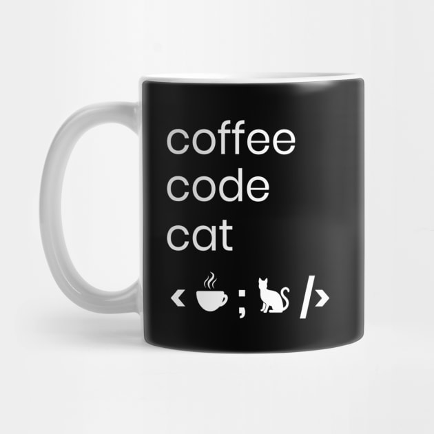 COFFEE CODE CAT by Meow Meow Cat